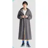 Impermeable portátil nuevo para viajes al aire libre, engrosado y ampliado, no desechable, para adultos, longitud extendida, protección de cuerpo completo contra lluvia intensa