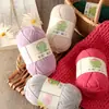 Yaoou Algodón Bebé Hilo de Algodón Peinado de 4 Cabos Ovillo Venta al por Mayor Kit de Materiales DIY Tejido a Mano Ramo Muñeca Ganchillo