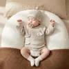Roupa Meia-Costas para Recém-Nascidos Roupa de Primavera e Outono para Bebês 7A Roupa Antibacteriana para Recém-Nascidos Roupa de Monge para Bebês Sem Costura