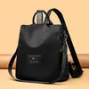 Mochila feminina transfronteiriça, versão coreana, nova moda outono 2026, mochila de viagem feminina PU personalizada, mochila escolar estudantil da moda