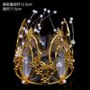 Ventas Directas de Fábrica Transfronterizas Corona Tiara Decoración de Pastel de Cumpleaños Adornos de Ramo Tiara Nupcial Vestido de Cumpleaños de Reina
