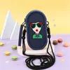 Celebridade da internet personalidade garota padrão bolsa de armazenamento à prova d'água resistente à pressão óculos de sol portátil pendurado no pulso armazenamento bolsa pequena atacado