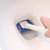 Cepillo para Inodoro de Baño Cepillo para Inodoro Sin Lavar Cepillo para Inodoro de Baño Cepillo de Limpieza Descontaminante de Plástico Palo de Limpieza con Mango Largo