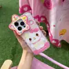 Funda de Teléfono Móvil de Dibujos Animados Star Kitty Cat Adecuada para Apple 17Promax Iphone16 Linda Bolso 15 Coreano 14P