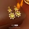 Juego Vintage de Circonita Ovalada de Segunda Mano, Joyería Retro de Palacio Elegante y Exquisita, Lujo Accesible y Joyería de Alta Gama