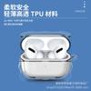 Adecuado para AirPods 1/2 Generación Apple 3ra Generación Onda Alto Transparente Bayer Pro2 Cubierta Protectora Transparente Pies de Soporte DIY