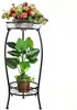 Balcón de sala de estar de suelo estilo europeo Soporte extraíble para macetas de flores estante de flores de hierro de varias capas rábano verde suculenta soporte de maceta de suelo