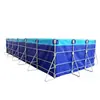 Estanque de Peces de Lona Engrosada con Soporte, Juego Completo de Estanque de Peces de Lona, Piscina de Agua Plegable con Soporte, Piscina de Lona para Uso en Exteriores