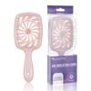 Peine para el Cabello Hueco Remolino de Diseño Original Estilo Dulce Peine Especial para Niña Hoja de Abanico Hueca Secado Rápido