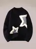 Suéter Juvenil para Hombre, Tejido Cálido Casual de Otoño e Invierno, Camiseta de Punto Capa Base, Ropa Exterior con un Diseño de Alta Gama, Suéter para Hombre
