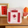 Liquidação Ano Novo Mini Couplets Adesivos Magnéticos para Geladeira Personalizados Criativos Estilo Chinês Caligrafia Decoração Magnética