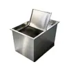 Tanque de remojo de acero inoxidable integrado para descongelar, filtrar y clasificar, de acero inoxidable extraespesor 304, tanque de agua para cocina comercial que ahorra mano de obra