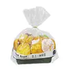 Nova Sacola de Embalagem para Doces Chineses, Transparente Feita à Mão Bolso de Aba Qi Calça Rolinho de Ovo, Sacola de Embalagem para Bolo de Pêssego Mochi, Sacola de PP
