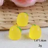 Simulación luminosa fruta resina accesorios accesorios para el cabello cordón para el cabello parche para refrigerador joyería de dibujos animados hecho a mano diy comida juego colgante