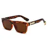 Gafas de Sol de Moda Europeas y Americanas con Diseño Elegante, Montura Cuadrada Clásica, Gafas de Personalidad Retro, las Gafas Preferidas para Sesiones de Fotos al Aire Libre y Camping