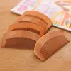 Peine de madera de durazno, peine antiestático de madera maciza, peine para cabello largo, peine para el hogar, portátil y conveniente para llevar