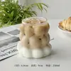 Taza de vidrio con forma de uva, taza de café personalizada estilo ins, taza de leche latte resistente al calor de alto borosilicato con asa, vaso de agua, vaso de jugo