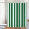 Cortina de Ducha Impermeable y Antimoho con Rayas y Color Sólido, Juego, Cortina de Tela para Puerta Divisoria de Baño sin Taladro para Cabina de Ducha