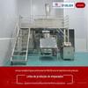 Equipamento de produção de empanamento em pó totalmente automático, linha de produção de mistura de empanamento de frango frito, equipamento de processamento e mistura de temperos em pó