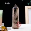 Mar da China Oriental Cristal Cristal Natural Coluna de Cristal Ametista Cristal Branco Citrino Coluna de Ponta Única Pedra Bruta de Cristal Prisma Hexagonal Polido