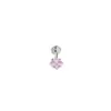 Acero Inoxidable 316L Labio Uña Barra 1.2mm Forma de Corazón Estrella Redondo Cuadrado Zircón Uña Labial Zircón Forma de Corazón