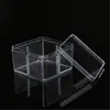 Caja de Plástico Transparente PS para Herramientas, Ferretería, Pequeños Artículos, Caja de Exhibición de Muestras, Caja Rectangular Vacía