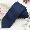 Venta Directa de Fábrica Corbata para Hombre Negro Grano Fino Formal Estilo Coreano Camisa Casual de Negocios Estilo Estrecho Hecho a Mano con Lazo de 6cm
