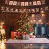 Venta caliente de comercio exterior transfronterizo Banderín de Navidad pancarta de tiro bandera de jardín bandera colgante suministros para tema de fiesta
