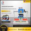Máquina de marcação de impressão por transferência térmica pequena marca LOGO semiautomática pneumática máquina de marcação de estação dupla