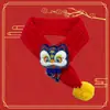 Bufanda linda de Año Nuevo para Gatos y Perros, Accesorio Navideño de Reno para Mascotas, Calentador de Cuello Festivo Rojo para Perros Pequeños