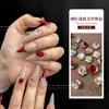 Celebridad de Internet Pila Inferior Taladro Uñas Arte Joyería Destello Corazón Torcido Ovalado Maillard Cristal Pila Taladro Bola Uñas Arte Joyería