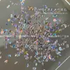 5A Rosa Parpadeante Circonita Mini Pequeño Fondo Plano Forma Irregular Súper Brillante Marqués Corazón Decoraciones para Uñas Venta al por Mayor