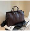 Bolsa Tote Grande Estilo Retrô Moderno para Mulheres 2026 Novo Modelo Grande Capacidade Versátil Bolsa Transversal Fashionável para Viagem de Negócios Grande Bolsa