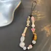 Corrente Original para Celular Ins Corrente de Câmera com Pingente de Contas Feito à Mão Fofo Ccd Lanyard Pingente