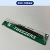 Pinzas Antiestáticas Acero Inoxidable punta fina de precisión acodadas componentes electrónicos soldadura pestañas manicura nido de pájaro pinzas para recoger pelo