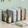 Suporte Metálico para Livros Estante de Mesa Estante de Leitura Divisor Clipe de Livro de Mesa Organizador de Armazenamento Fixo Placa Divisória Estudo