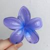 Pinza para el Cabello de Flor de Plumeria para Mujer, Pinza de Tiburón Floral, Accesorio Estilo Vacaciones en la Playa, Pasador, Adorno para el Cabello, Pinza para el Cabello