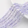 Cuentas de Vidrio Transparente Hielo Aretes DIY Cuentas Sueltas Agrietado Ligero Octagonal Plano Cristal de Hielo Cristal Artificial Cuentas para Bisutería Venta al por Mayor