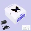 Modelo nuevo transfronterizo, lámpara de uñas recargable de 380W, portátil, fuente de luz dual, secado rápido, previene el oscurecimiento de la piel, diseño de doble cabezal de lámpara, específicamente para arte de uñas