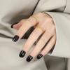 Europeu e Americano transfronteiriço novo personalidade fria design de nicho corrente de contas de arroz anel feminino moda versátil anel para o dedo indicador