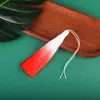 Nuevo Colgante de Borla Graduada de 13 cm Hecho a Mano para Joyería DIY Colgante de Borla Estilo Antiguo Colgante de Abanico Colgante Bicolor Hanfu