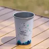 Taza Amazon de Acero Inoxidable 304 Sensible al Frío con Logo Impreso, Taza Portátil Creativa que Cambia de Color según la Temperatura, Vaso de Agua para Exteriores