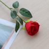 Rosa de Veludo Simulado Duofu Flor Única de Chão Flor Artificial Decoração de Mão para Casamento Material Sala de Estar Quarto Flor de Casamento