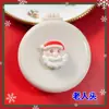 Papai Noel Pente Pequeno Fofo com Airbag Dobrável Presente para Melhor Amigo Pente para Cabelo Longo Feminino Mini Pente Dobrável