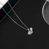 Internet Celebridade Titânio Aço Popular Colar Ins TikTok Explosões Pérola Micro-incrustada Geometric Fishtail Butterfly Heart Clavicle Chain