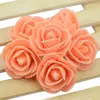 Cabeza de Flor de Rosa de Espuma Simulada de 3.5 cm Flor de Rosa Pe Materiales de Decoración de Boda Cabeza de Flor Artificial Venta al por Mayor