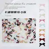 Acessórios para Nail Art de Cor Sólida Laço Tendência de Resina Mini Gravata Borboleta 3D Decoração de Unha Enfeites Feitos à Mão