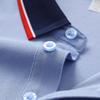 Nueva Camiseta Polo de Manga Corta para Hombre 7A Antibacterial Cool Sense con Cuello de Color Polo Polo Personalizado Alto Sentido