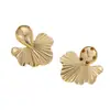 Pendientes de Oro Estilo Europeo y Americano Transfronterizos Retro Ins Lujo Accesible Diseño de Nicho Moda Versátil Pendientes Elegantes Pendientes