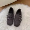 Zapatos Retro Versátiles con Aumento Interior de Piel para Mujer 2025 Otoño e Invierno Nuevos Zapatos de Algodón Mocasines Forrados de Borrego Cálidos Zapatos Pequeños de Piel
